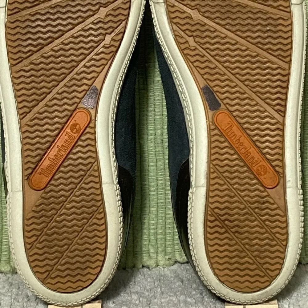 Timberland Earthkeepers Womens Blue/Brown Leather Lace Up Casual Shoes SZ US 8W
